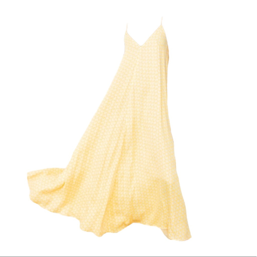Zara Flowy Yellow Dress